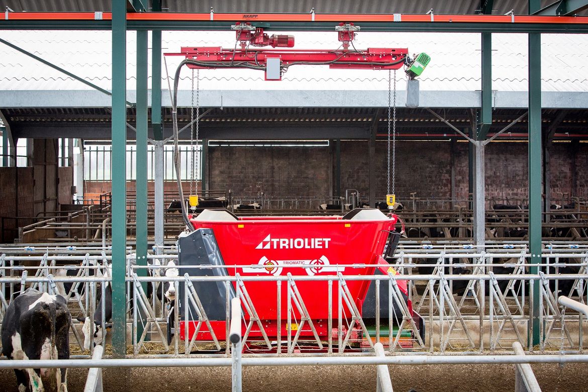 hangende voerobot Triomatic 