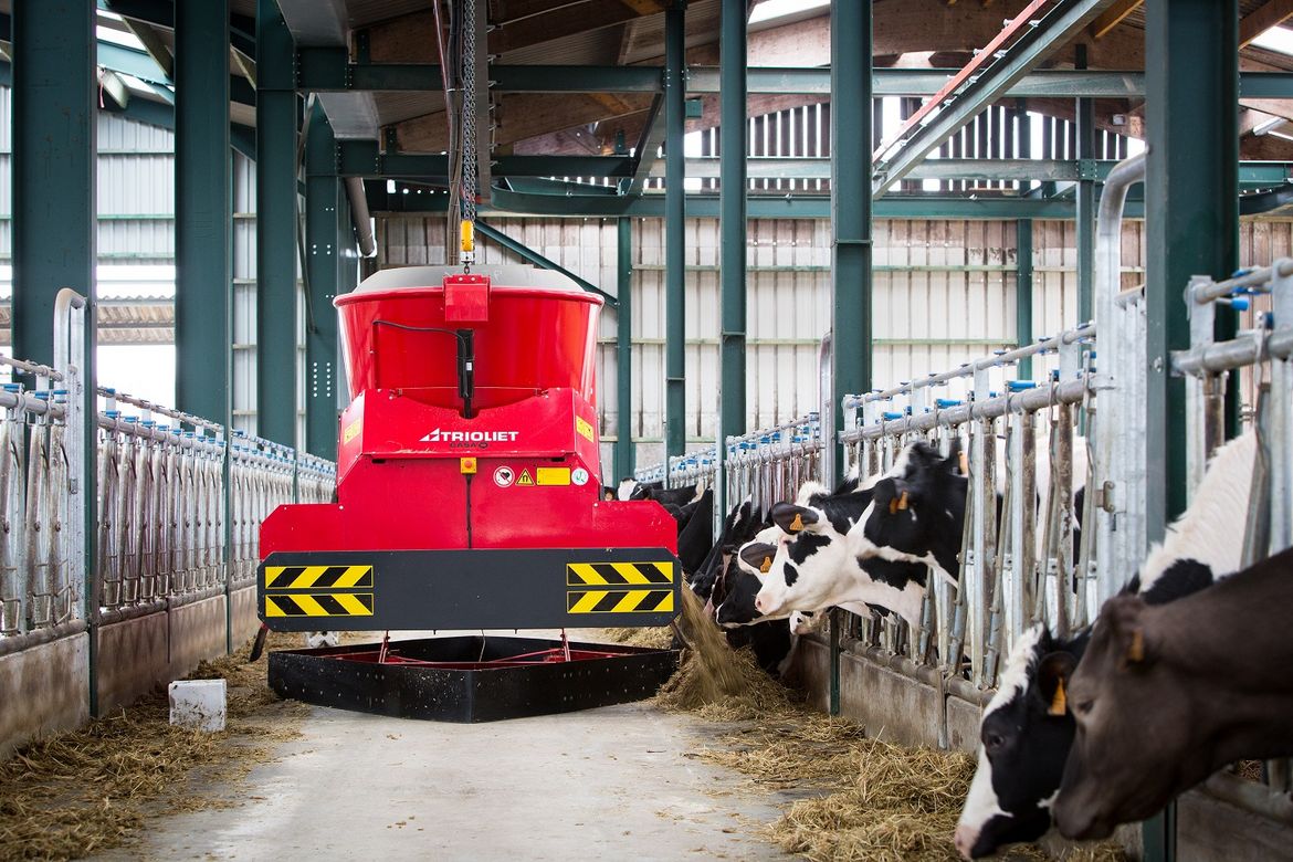 hangende voerrobot Triomatic