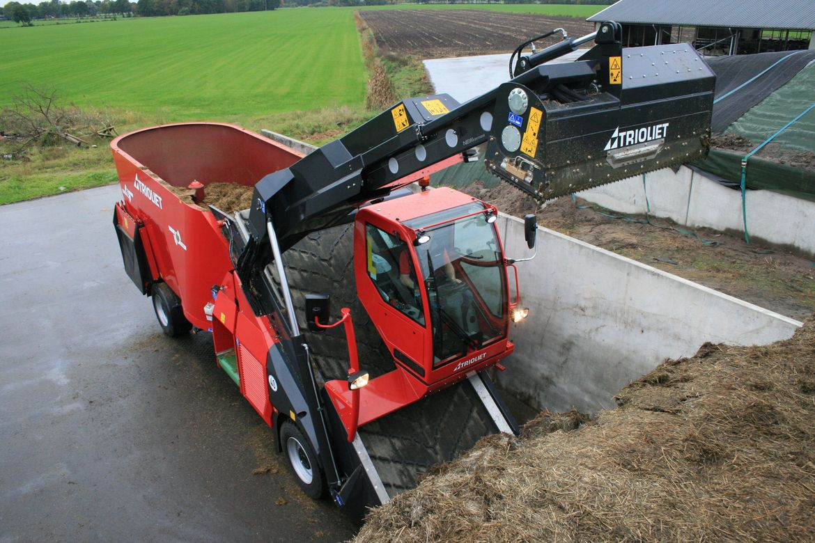 zelfrijdende voermengwagen