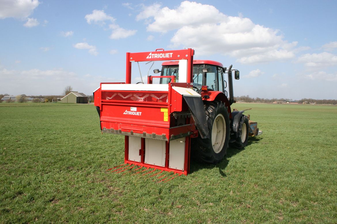 Turbofeeder kuilvoer blokverdeler