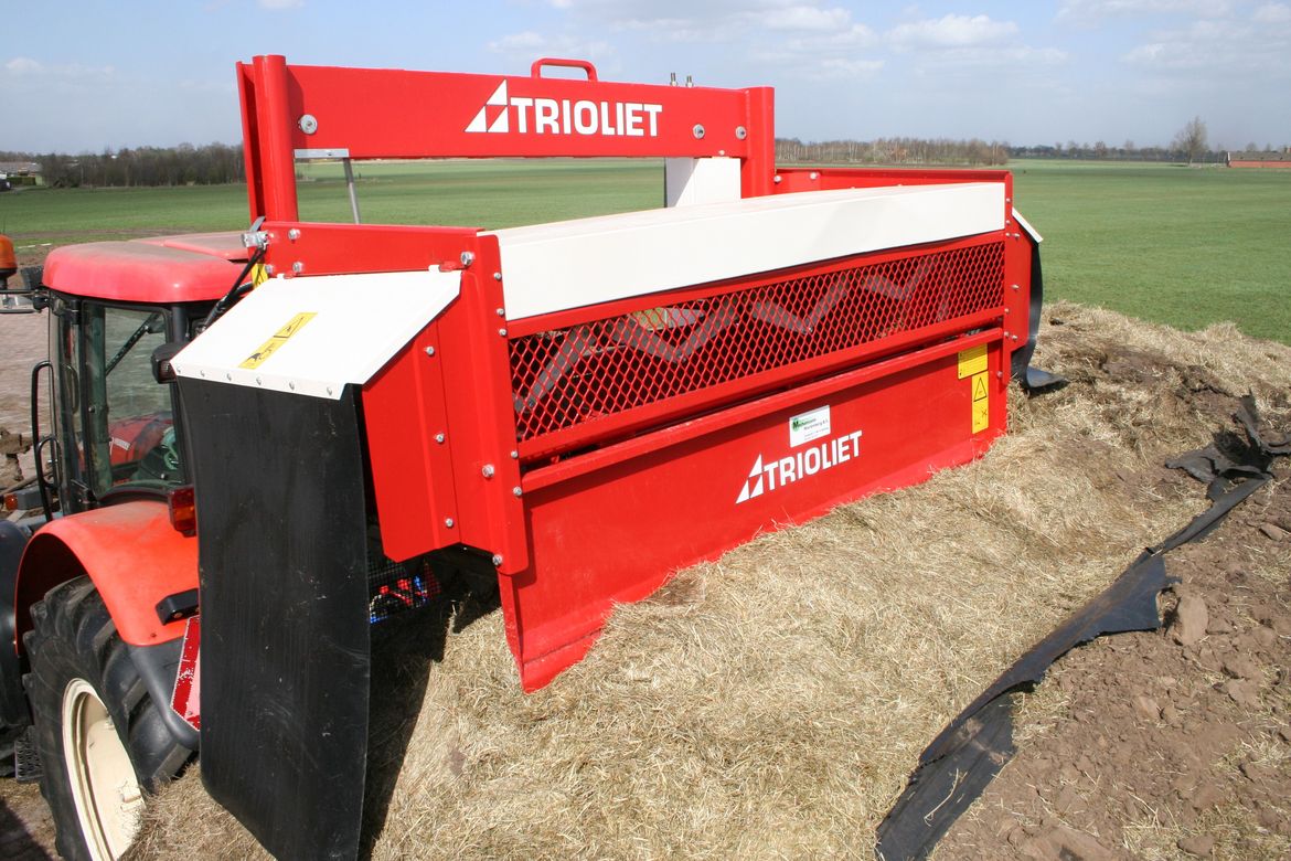Turbofeeder kuilvoersnijder blokverdeler