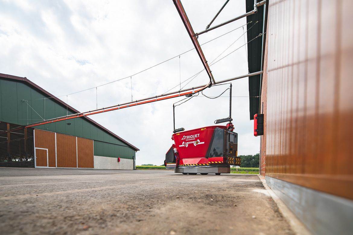 rijdende voerrobot Triomatic