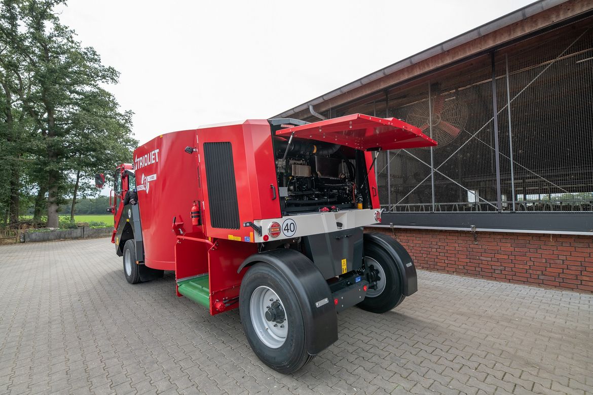 zelfrijdende voermengwagen
