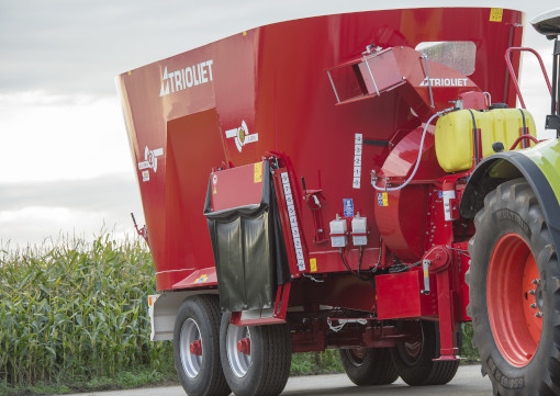 Solomix P2 voermengwagen stroverdeler